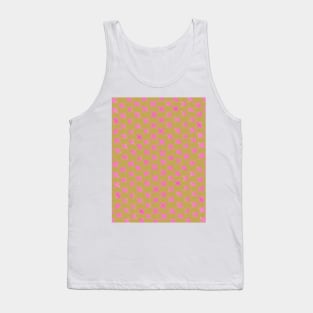 X stitches pattern - pink and orange Tank Top